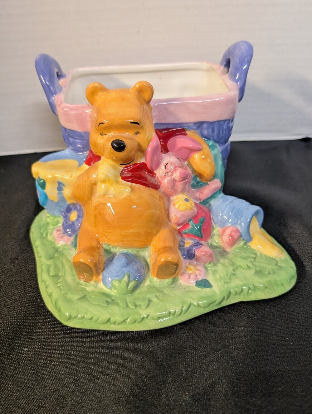 Disney Winnie the Pooh & Piglet FTD Flower Plant Home Decor Planter